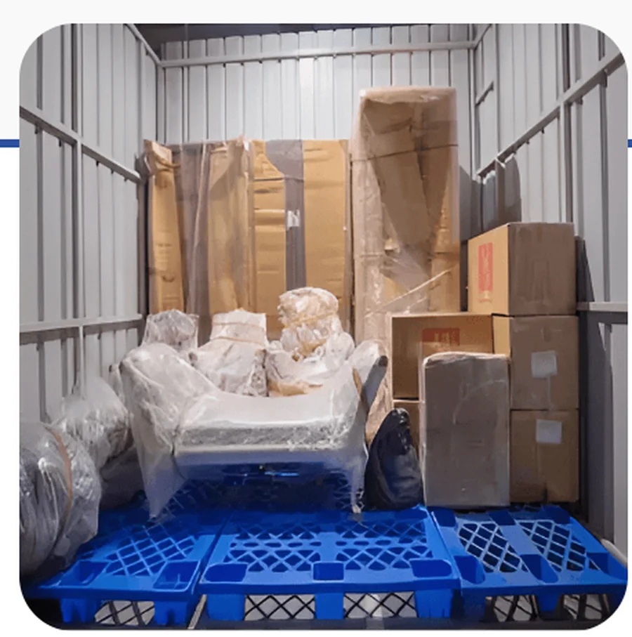 Real Office Furniture, Workstations, and IT Equipment Storage Room